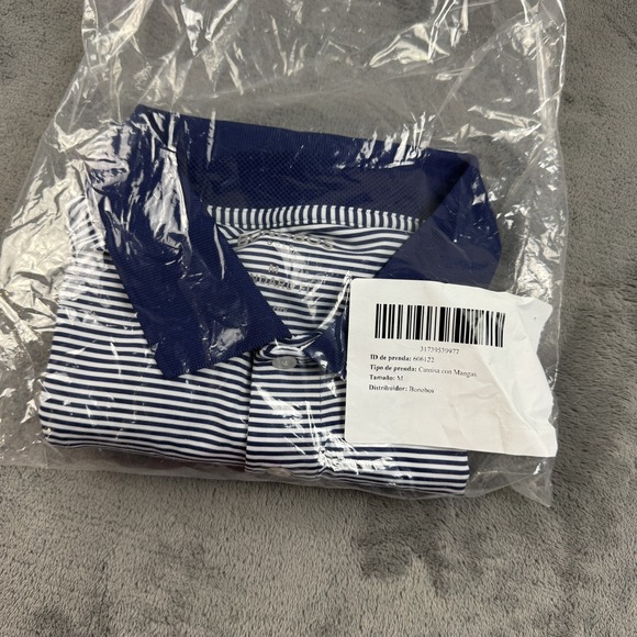 Bonobos Polo Shirt‎ Mens Medium Performance Stretch Golf Standard Striped Shirt - Picture 12 of 13